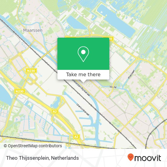 Theo Thijssenplein map