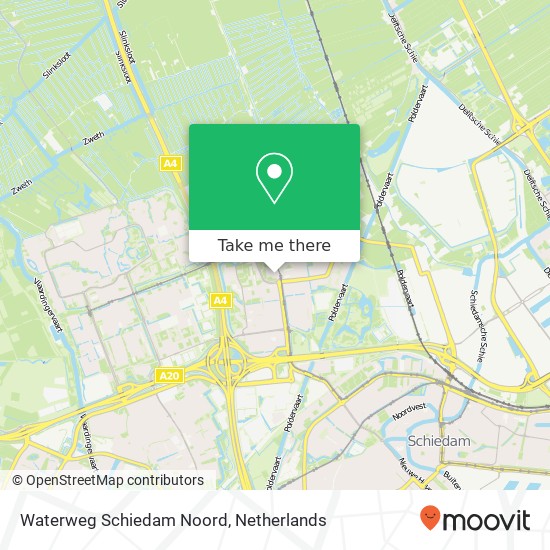 Waterweg Schiedam Noord Karte