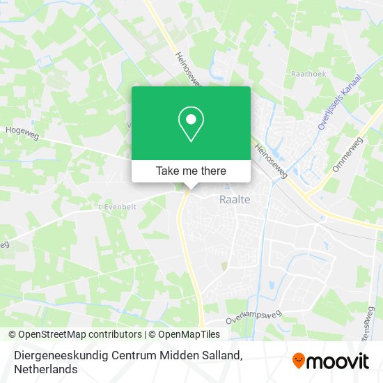 Diergeneeskundig Centrum Midden Salland map