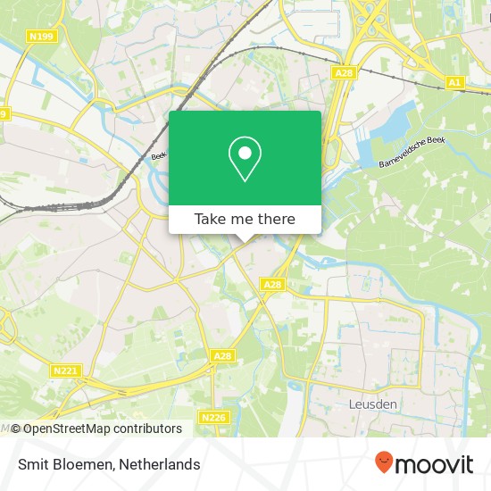 Smit Bloemen map