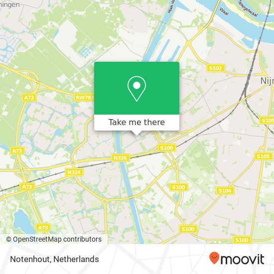 Notenhout map