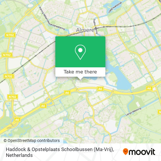 Haddock & Opstelplaats Schoolbussen (Ma-Vrij) map