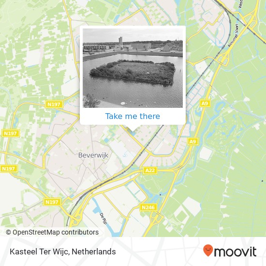 Kasteel Ter Wijc map