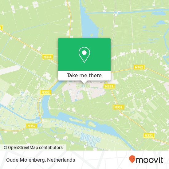 Oude Molenberg Karte