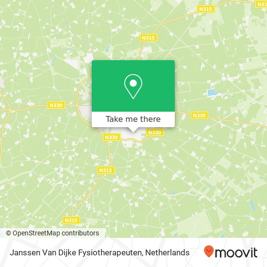 Janssen Van Dijke Fysiotherapeuten map