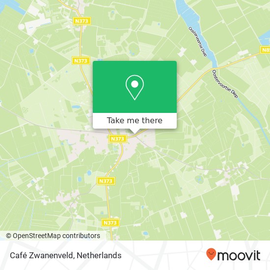 Café Zwanenveld map
