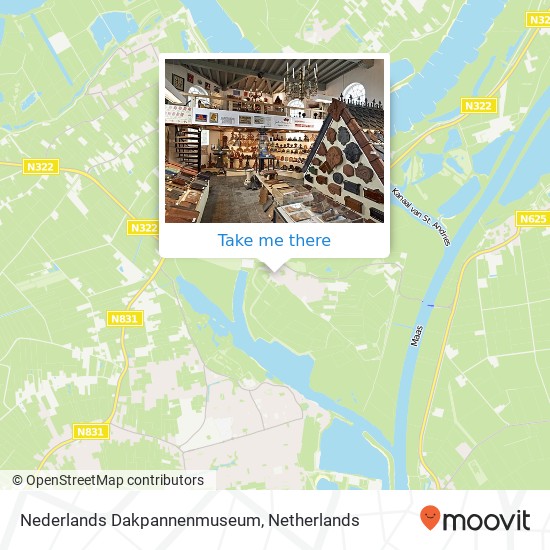 Nederlands Dakpannenmuseum map