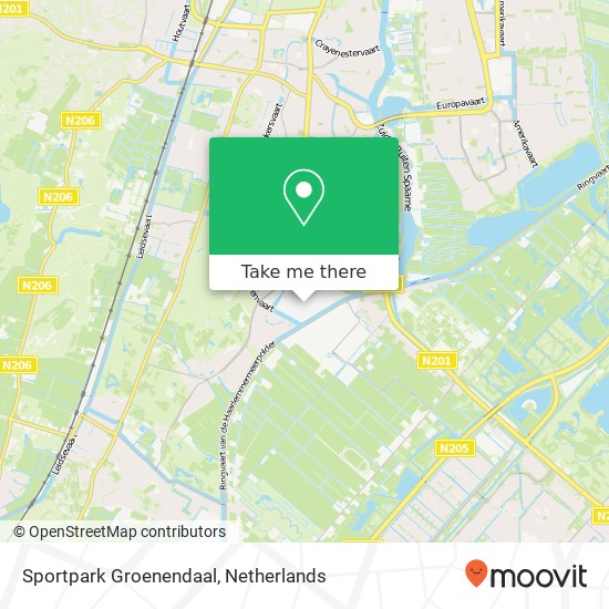 Sportpark Groenendaal map