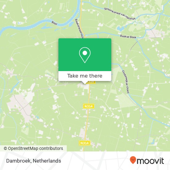 Dambroek map