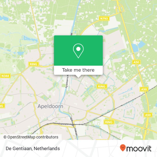 De Gentiaan map