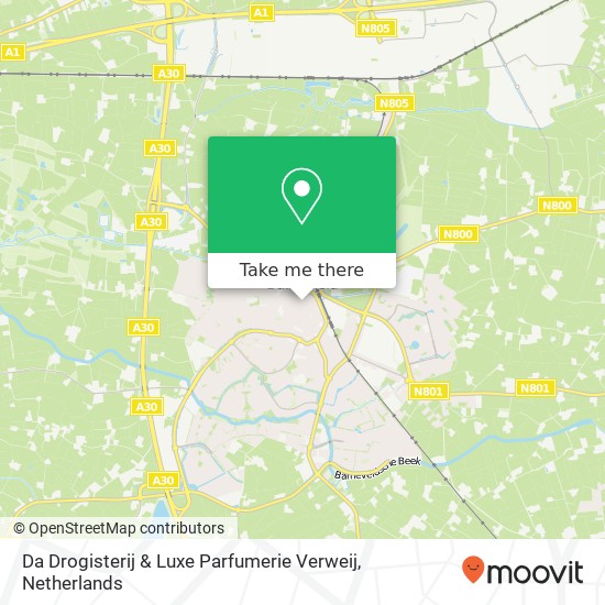 Da Drogisterij & Luxe Parfumerie Verweij map