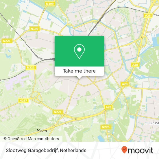 Slootweg Garagebedrijf map