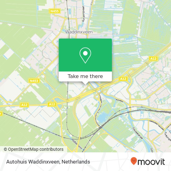 Autohuis Waddinxveen map