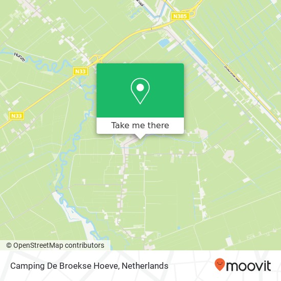 Camping De Broekse Hoeve Karte