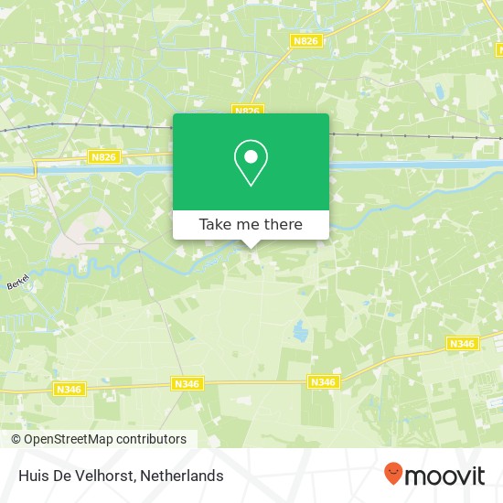 Huis De Velhorst map