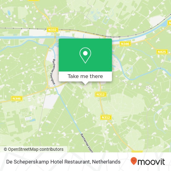 De Scheperskamp Hotel Restaurant map