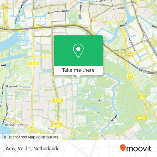 Amvj Veld 1 map