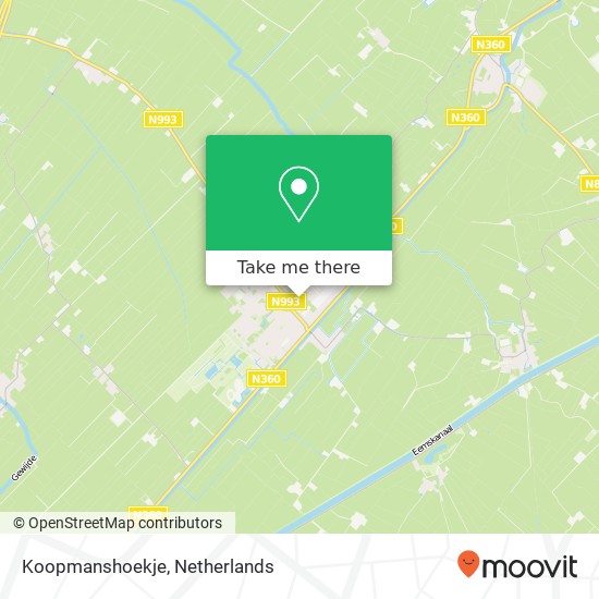 Koopmanshoekje map