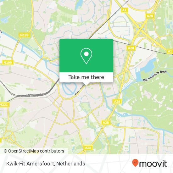 Kwik-Fit Amersfoort map