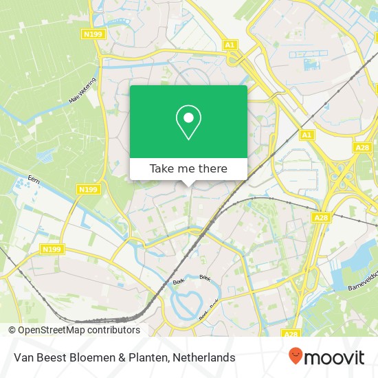 Van Beest Bloemen & Planten map