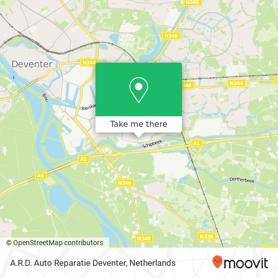 A.R.D. Auto Reparatie Deventer Karte