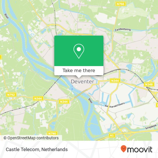 Castle Telecom map