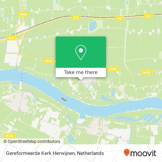 Gereformeerde Kerk Herwijnen map