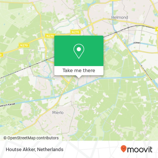 Houtse Akker map