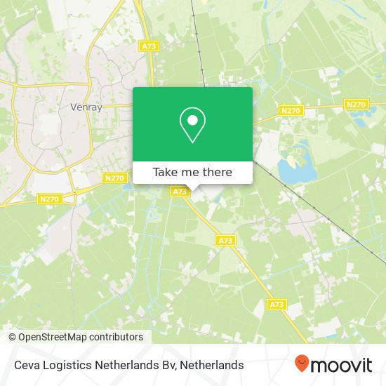 Ceva Logistics Netherlands Bv Karte