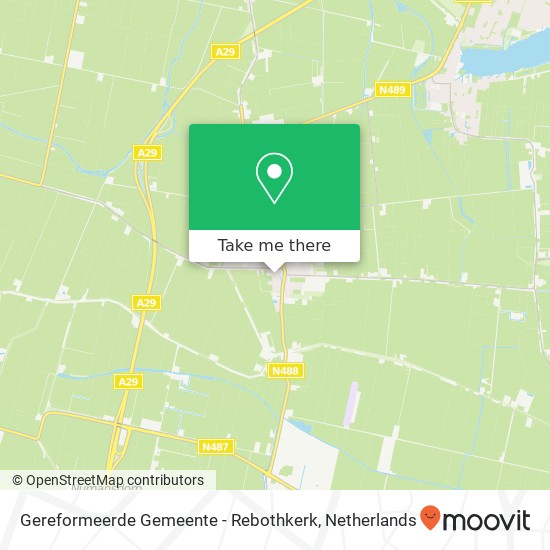 Gereformeerde Gemeente - Rebothkerk Karte