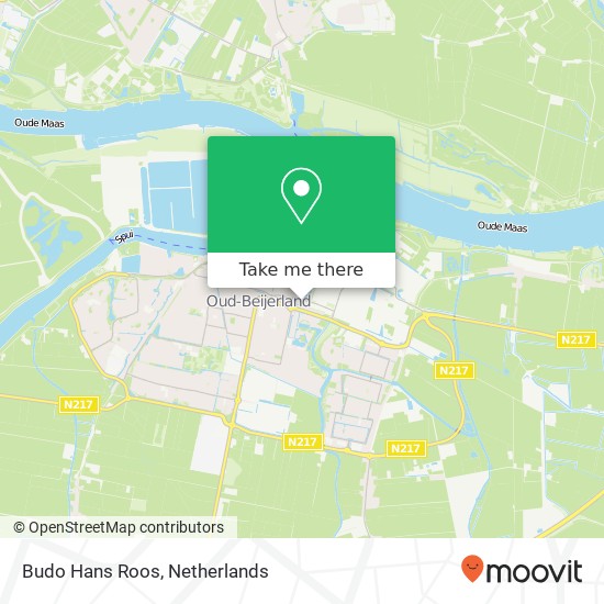 Budo Hans Roos map