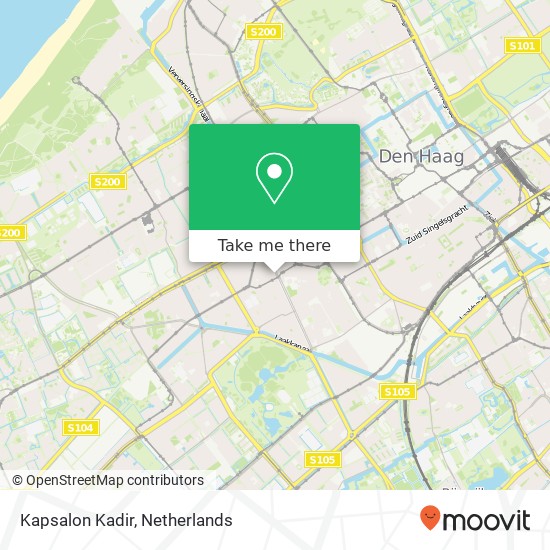 Kapsalon Kadir map