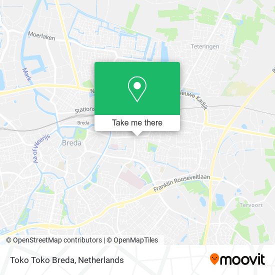 Toko Toko Breda map