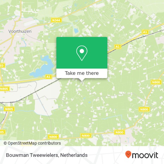 Bouwman Tweewielers map