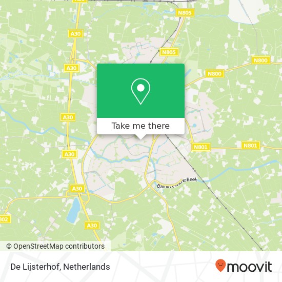 De Lijsterhof map