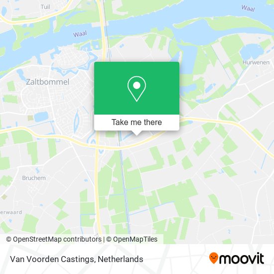 Van Voorden Castings map