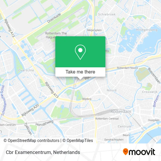 Cbr Examencentrum map