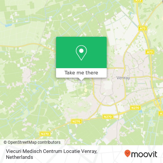 Viecuri Medisch Centrum Locatie Venray map