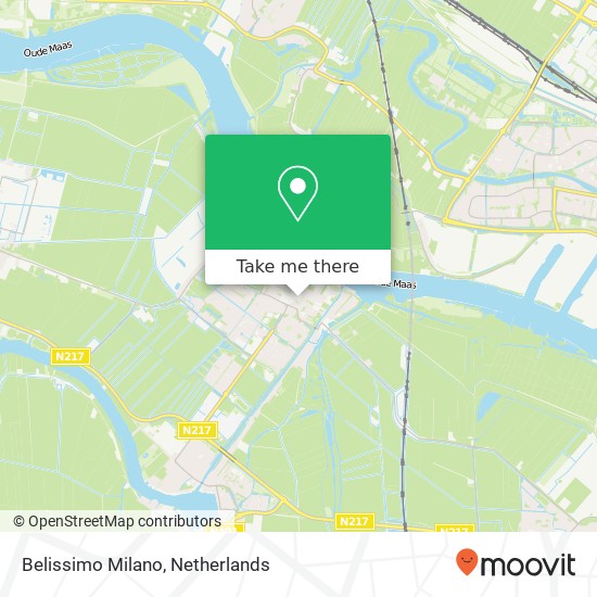 Belissimo Milano map