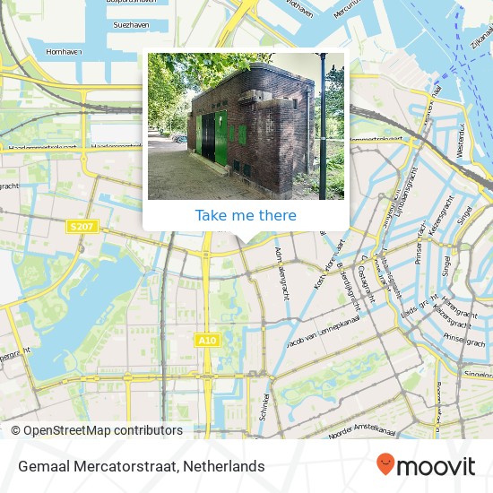 Gemaal Mercatorstraat map