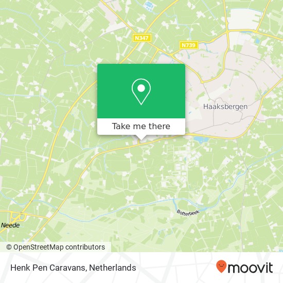 Henk Pen Caravans map