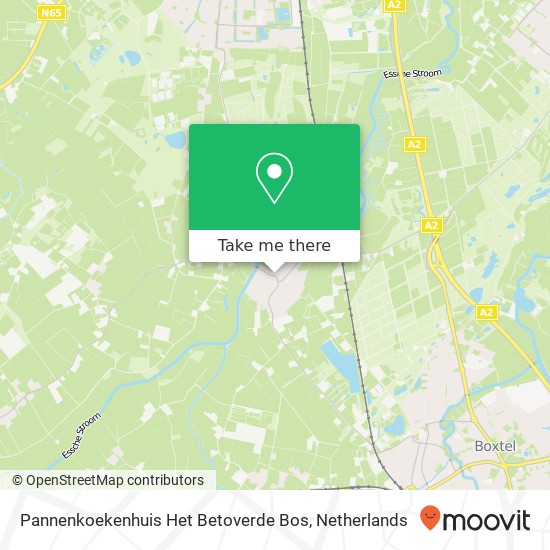 Pannenkoekenhuis Het Betoverde Bos Karte