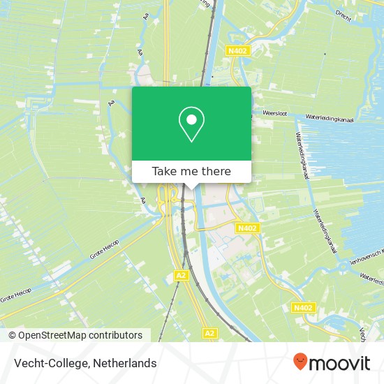 Vecht-College map