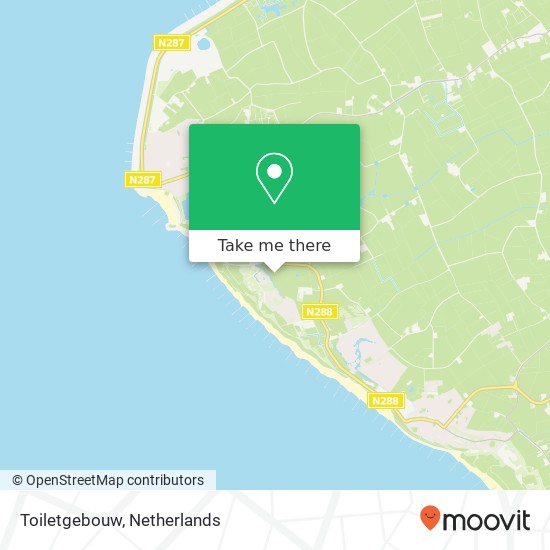 Toiletgebouw map