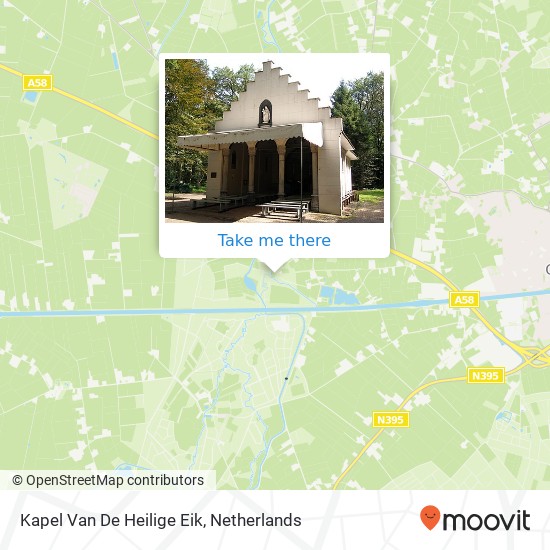 Kapel Van De Heilige Eik map