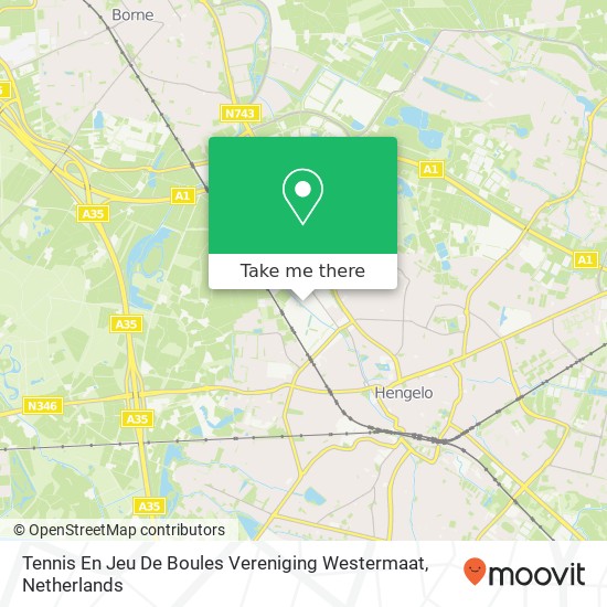 Tennis En Jeu De Boules Vereniging Westermaat map