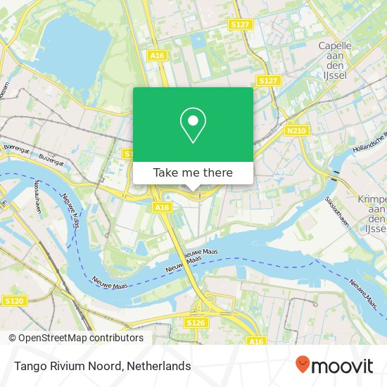 Tango Rivium Noord map