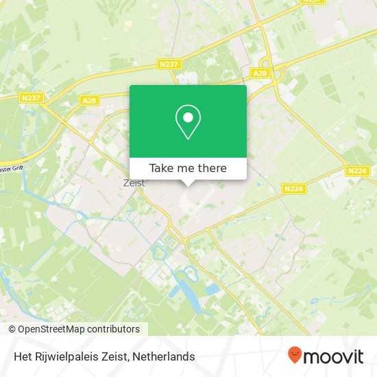 Het Rijwielpaleis Zeist Karte