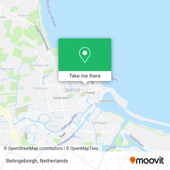 Betingeborgh map