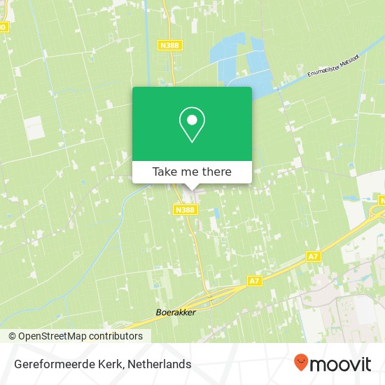 Gereformeerde Kerk Karte